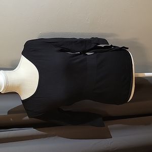 NY&Co Black Sweater with Tie-Waist Accent